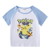 Children Pokemon Pikachu T Shirt Cotton T-shirt Casual Sports