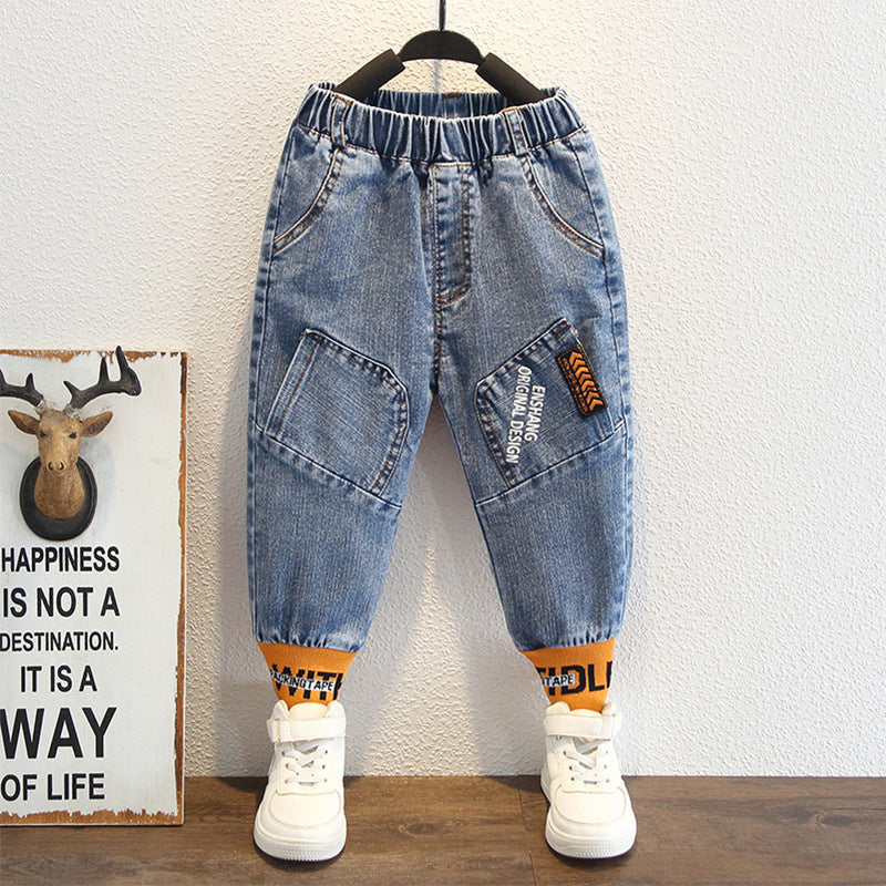 Toddler Boys Pants Boys' Jeans Loose Spring