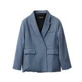 Men's Casual Suit Man Blzer Simple Style Solid Color Casual Suit Jacket Men's Loose Lapels Jacket Small Suit