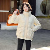 Women Winter Coats Puffer Jacket Down Coat Glossy Short Down Jacket Women's Winter Coat