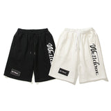 We11 Done Shorts We11done Vintage Print Casual Shorts Beach Pants for Men