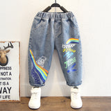 Toddler Boys Pants Boys' Spring and Autumn Jeans Casual