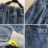 Toddler Boys Pants Boys Spring Clothing Jeans Loose New Fashionable Children's Clothing Handsome Western Style Boy Spring Trousers