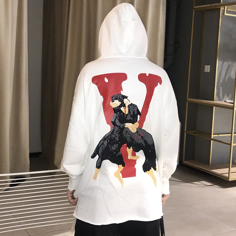 Bone Vlone Hoodie Skull Hip-Hop Street Men and Women Loose Sweater Coat