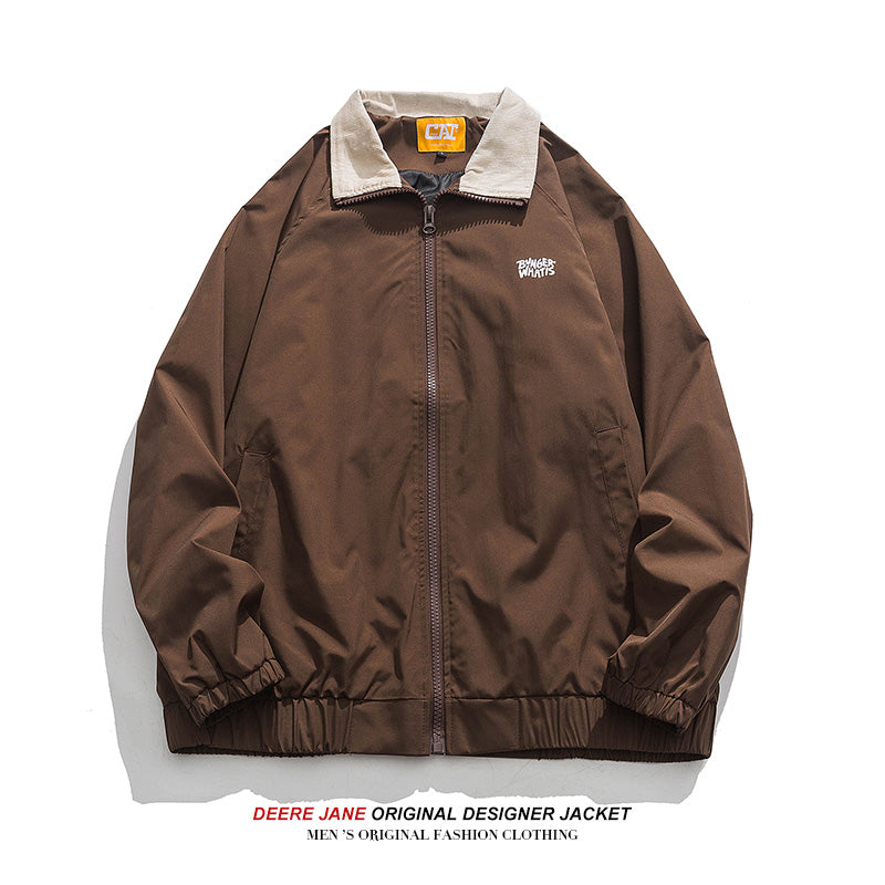 Men Jacket Spring Thin Multi-Color Coat Men Spring and Autumn Loose