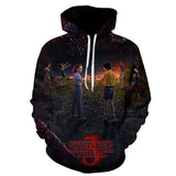Stranger Things Hoodie 3dstranger Things 3D Digital Printing Men's Hoodie Sweater