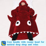 Hoodies Blankets Shark Hoodie Blanket Couple Pajamas Home