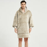 Hoodies Blankets Hooded Lazy Blanket plus Size Home Leisure
