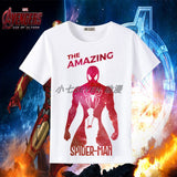 Marvel T Shirt Clothes Men's Marvel Movie Iron Man Short Sleeve T-shirt