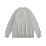 Preppy Aesthetic Sweatshirt Fall Embroidered Loose Sweatshirt Men 'S Coat