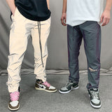 Fog Fear of God Essentials Pant Multiline Trousers Laser Reflective Colorful Nylon Ankle Banded Pants