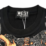 GVC Hoodie Dog Head Pattern Pure Cotton Loose Sweater Couple