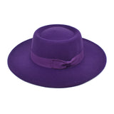Mens Kentucky Derby Hats Woolen Hat Big Brim Jazz Warm Sun Hat