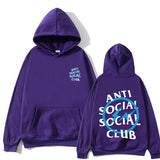 Anti Social Club Hoodie Printed Hoodie