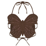 Women Rave Outfits Tops Spring Sexy Hollow out Strap Women's Clothing