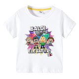 Fgteev T Shirt Children's Summer Short Sleeve Solid Color Half Sleeve Thin T-shirt Top