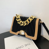 Sling Bags Chain Vertical Pattern Crossbody Fashion Fashion Women's Bag