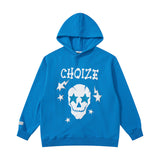 Mens Fall Outfits Printed Hoodie Men's Autumn and Winter Loose Hoodie