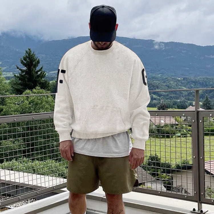 Fog Fear Of God Essentials Sweatshirt Printed Pullover Loose Round Neck Sweater