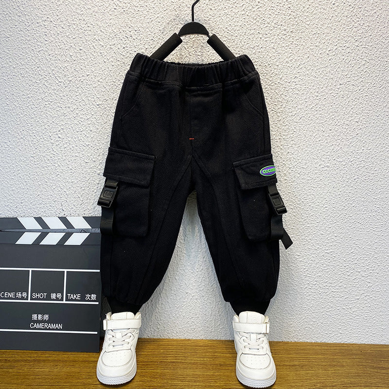 Toddler Boys Pants Boys' Spring and Autumn Trousers Children Overalls