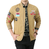 Graphic Leather Jacket Women's Spring and Autumn Men's Coat Autumn Workwear Aircraft Jacket Top
