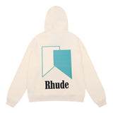 Rhude Hoodie Heavy Weight Cotton Men's and Women's Hoodies Sweatshirt