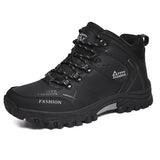 Men's Boots plus Size Men's Shoes Autumn and Winter Warm Fashion Outdoor Casual