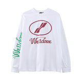 We11 Done Sweatshirts round-Neck Clothing Cartoon Print Anime for Men and Women