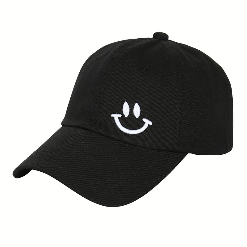 Smiley Face Cap Embroidered Smiley Baseball Cap