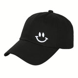 Smiley Face Cap Embroidered Smiley Baseball Cap