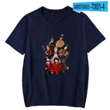Hellfire Club Shirt Stranger Things Loose round Neck Short Sleeve T-shirt