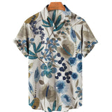 Men Beach T Shirts Men's Short Sleeve Shirt Printed Shirt