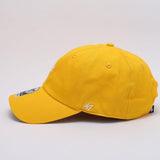 Dodgers and Yankees Baseball Cap 47brand Baseball Cap Female Yellow Soft Top Cap Male