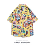 Men Beach T Shirts Printed Men's Shirt Casual Short Sleeve