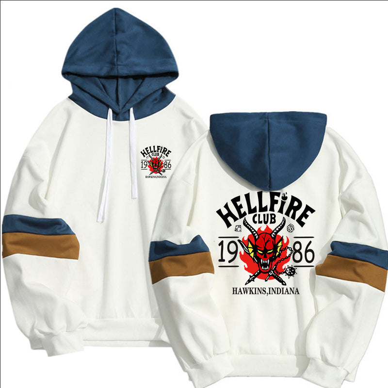 Stranger Things Hellfire Club Coat Casual Hoodie Cos Costume Stranger Things 4 Sweatshirt