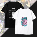 JoJo's Bizarre Adventure Dressing Short Sleeve round Neck Loose T-shirt