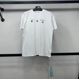 Men's Tshirt Cotton Casual Arrow Flower Print Owt t shirt