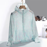 Sun Resistant Clothes Camouflage Sun Protection Clothing Women's Printed