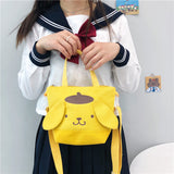 My Melody Hat Lunch Box Hand Bag Lunch Bag Student Handbag Canvas Bag Shopping Bag Cute Girl Storage Bag