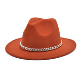 Mens Kentucky Derby Hats Spring and Autumn Men's Outdoor Fedora Hat Panama Felt Hat