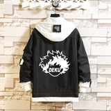 Comic Denim Jacket Men's and Women's Fashion Denim Jacket Top