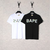WGM Closing Shark Letter Print Short-Sleeve T-shirt Men and Women