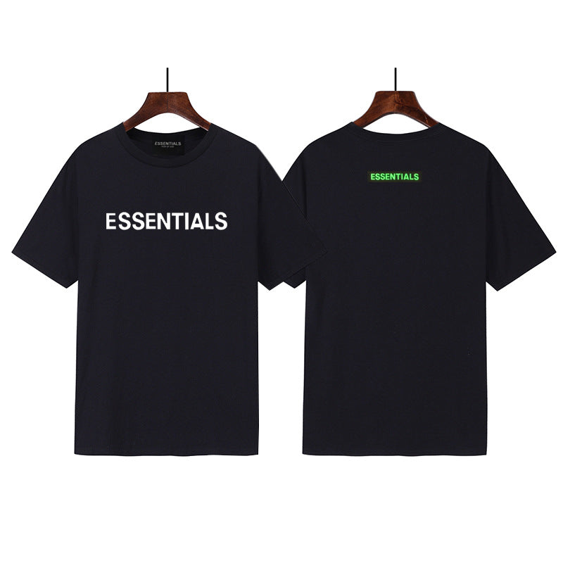 Men Fog Fear of God Essentials Short Sleeve Chest Logo Hot Stamping