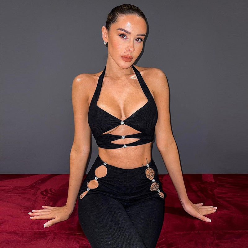 Music Festivals Rave Outfits Girls Tops Spring and Summer Women's Clothing Sexy Cropped Vest for Women