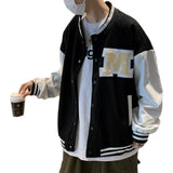 Baggy Jacket Baseball Uniform Men's Spring and Autumn Loose Embroidered Jacket