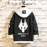 Comic Denim Jacket Anime Knight Coat Jacket Men and Women