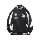 Baby Blue Varsity Jacket Autumn Men's Baseball Uniforms Stitching Sports Jacket Handsome