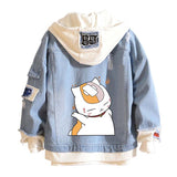 Comic Denim Jacket Anime Cowboy Coat Clothes