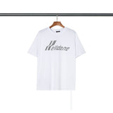 We11 Done T Shirts Logo Lettered Casual Loose Cotton Men and Women Same Style