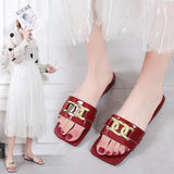 Women Open Toe Sandals Flats Gold Flat Sandals Summer